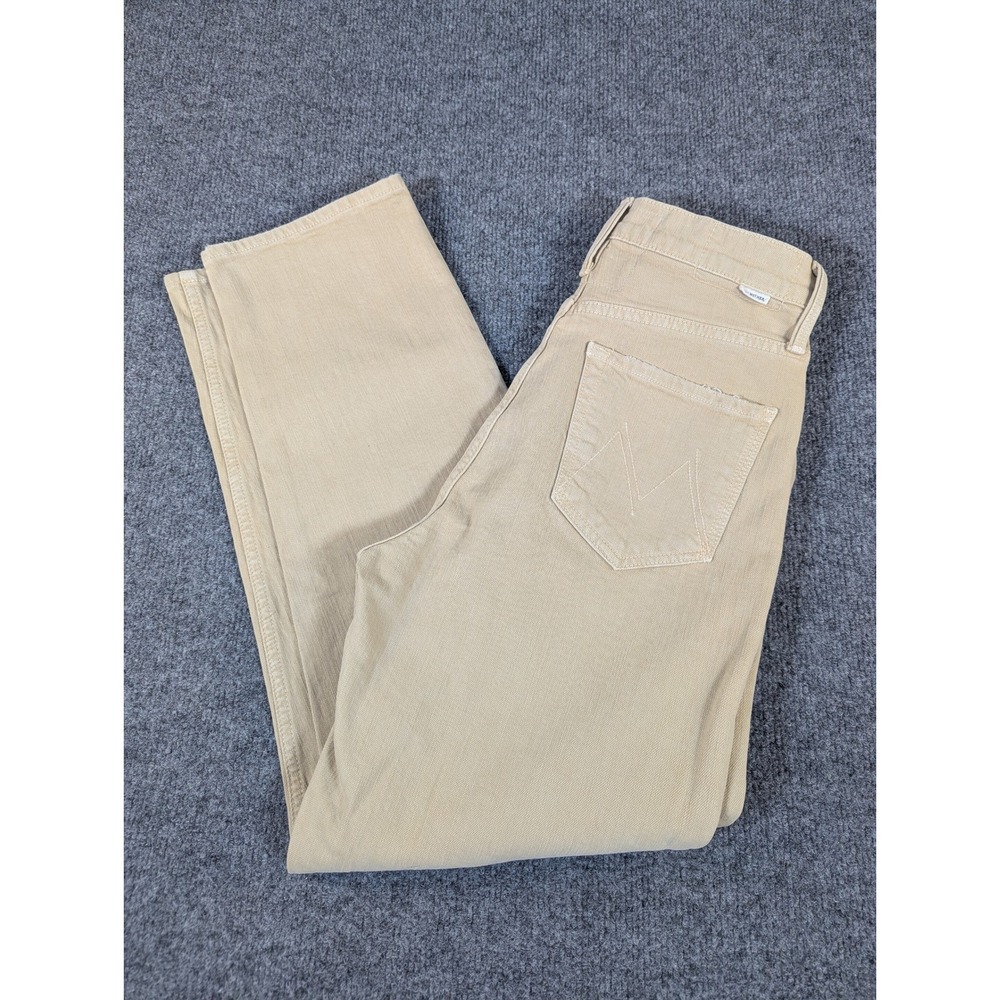 Mother Superior The Inside Out Ankle Jeans Pale Green 1678-544 Size 24
